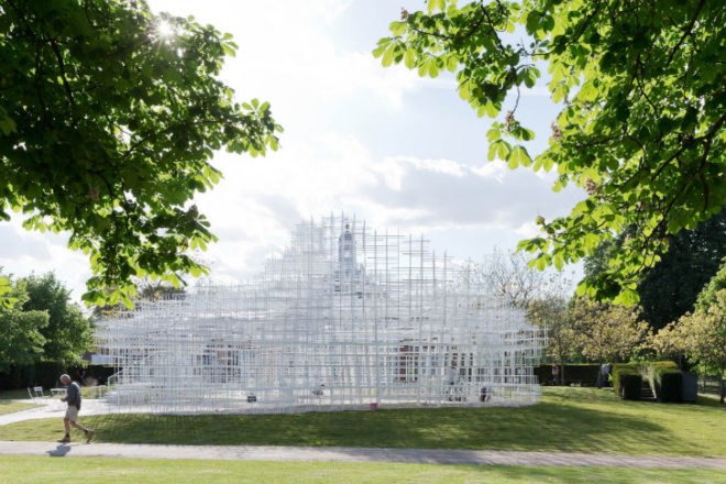 Serpentine Gallery, Sou Fujimoto, Serpetine Gallery Pavilion, 2013 Serpentine Gallery Pavilion, daylighting, inspired by nature