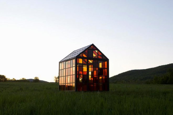 Solarium, William Lamson, storm king, greenhouse, sugar greenhouse, art installation, hudson valley