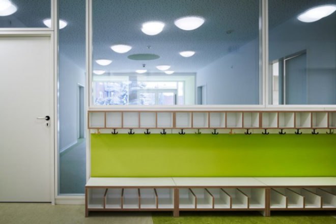 St Sebastian School, Bolles+Wilson, st. sebastian church, church renovation, church transformation, munster, adaptive reuse, kindergarten