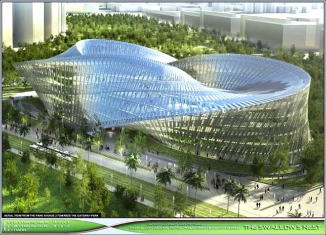 Vincent Callebaut, Möbius’ ring, Swallows Nest, Taichung, Taiwan, green design, sustainable design, eco-design, zero carbon emissions buildings, daylighting, clean tech, BIPV, solar power, photovoltaics, vertical gardens, earthquake proof, typhoon protection, cultural center in Taichung