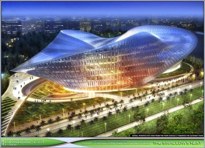 Vincent Callebaut, Möbius’ ring, Swallows Nest, Taichung, Taiwan, green design, sustainable design, eco-design, zero carbon emissions buildings, daylighting, clean tech, BIPV, solar power, photovoltaics, vertical gardens, earthquake proof, typhoon protection, cultural center in Taichung