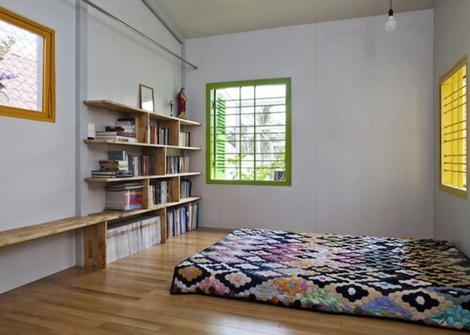 green homes in Viet Nam, "green box," sustainable design, eco-design, green design, a21 studio, viet nam, daylighting, natural ventilation, minimalist architecture