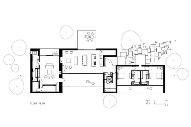 Tucson Mountain Retreat, DUST, tucson, desert architecture, rammed earth, rammed earth home, rainwater collection