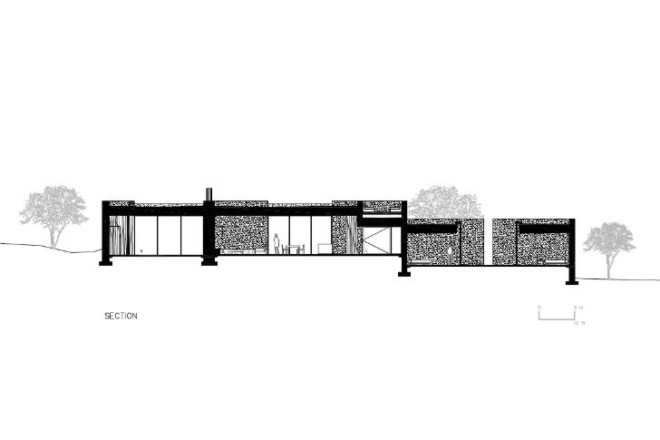 Tucson Mountain Retreat, DUST, tucson, desert architecture, rammed earth, rammed earth home, rainwater collection