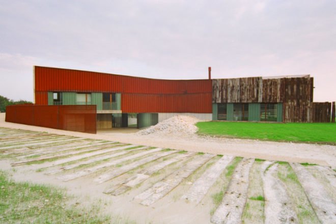 Yuppie Ranch House, Elastico, farm house, green roof, reclaimed materials, reclaimed wood, italy