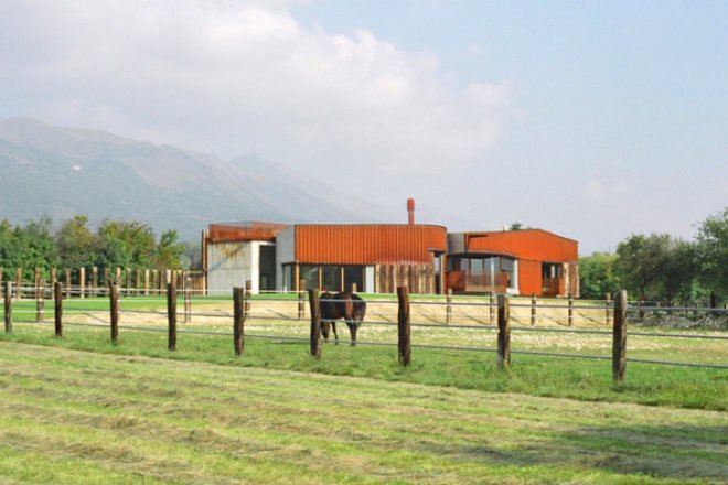 Yuppie Ranch House, Elastico, farm house, green roof, reclaimed materials, reclaimed wood, italy