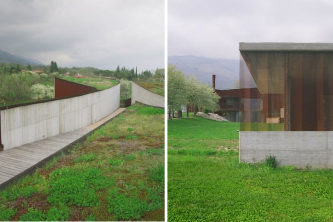 Yuppie Ranch House, Elastico, farm house, green roof, reclaimed materials, reclaimed wood, italy
