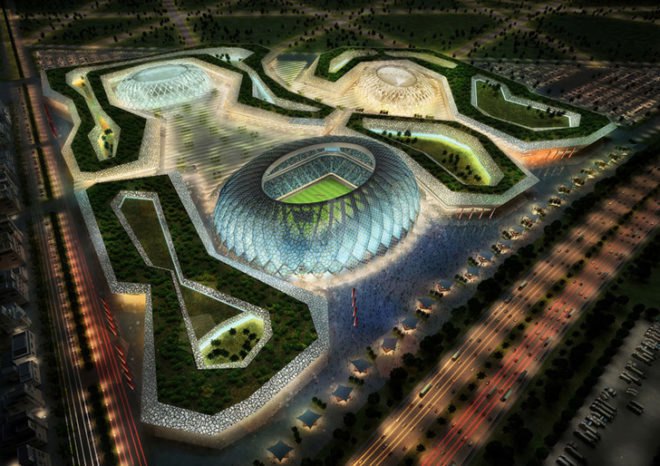 green design, eco design, sustainable design, 2022 FIFA World Cup, Qatar, Zaha Hadid, AECOM, Al Wakrah, DOha, Sustainable stadium
