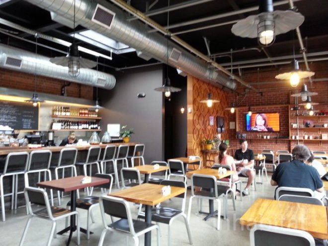 Breadbox Cafe, bread box cafe, breadbox, breadbox lic, long island city cafe, long island city bakery, long island city, renovated garage cafe, rolling pin cafe, rolling pins, green design, eco design, green nyc, sustainable design, queens cafes