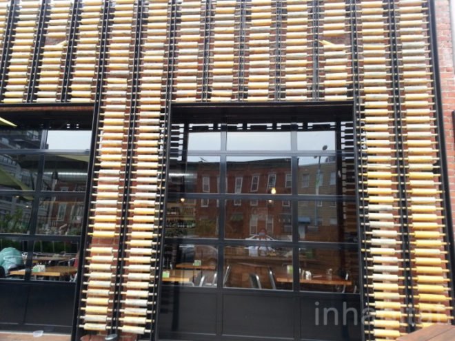 Breadbox Cafe, bread box cafe, breadbox, breadbox lic, long island city cafe, long island city bakery, long island city, renovated garage cafe, rolling pin cafe, rolling pins, green design, eco design, green nyc, sustainable design, queens cafes