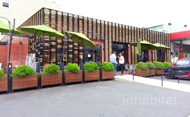 Breadbox Cafe, bread box cafe, breadbox, breadbox lic, long island city cafe, long island city bakery, long island city, renovated garage cafe, rolling pin cafe, rolling pins, green design, eco design, green nyc, sustainable design, queens cafes