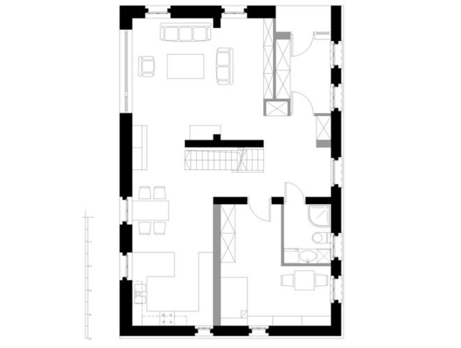 green design, eco design, sustainable design, Zalewski Architecture Group, Zabrze, Dh House- urban Sandwich, green roof