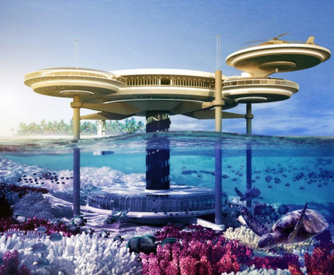 green design, eco design, sustainable design, Water Discus Hotel, Deep Ocean Technology, National Ministry of Tourism, Kuredhivaru, underwater hotel, Maldive