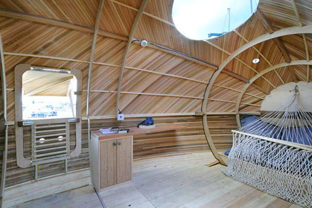 Exbury Egg, PAD Studio, the SPUD Group, Stephen Turner, floating egg