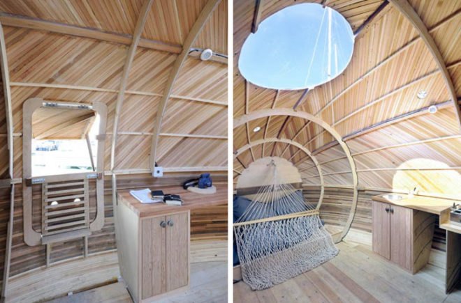 Exbury Egg, PAD Studio, the SPUD Group, Stephen Turner, floating egg