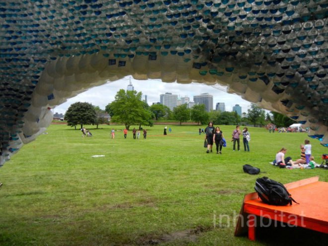 figment, figment festival, governors island, green design, Head in the CLouds, Jason Klimoski, Lesley Chang, recycled plastic bottles, STUDIKCA, Head in the CLouds