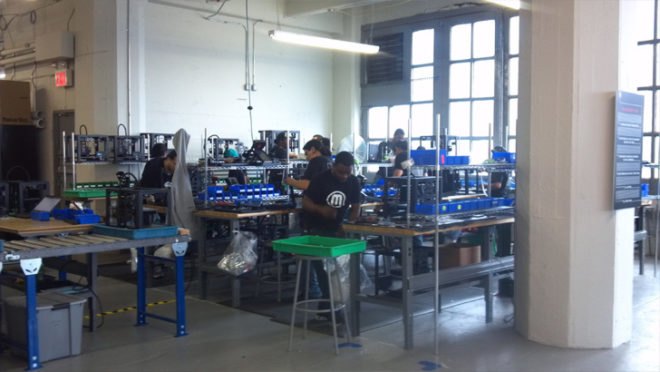 3d printing, 3d printers, 3d printing factory, 3d printing warehouse, makerbot factory, makerbot brooklyn, makerbot nyc, makerbot, 3d printing companies, bre pettis