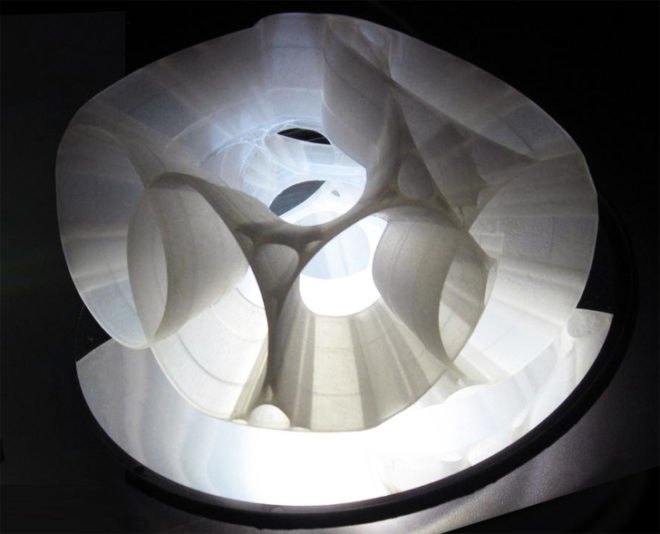 Margot Krasojevic, 3D-Printed lamp, 3d printing, Orbital Levitation Lamp, LED, led lamp, floating lamp, maglev lamp, light emitting diode, green design, sustainable design, green interiors, sustainable interiors, energy-efficient lighting, green lighting