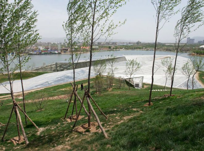 Plasma Studio, faceted, Greenhouse, Xi’an, china, glazed, plants, Air quality, Architecture, Daylighting, Botanical,