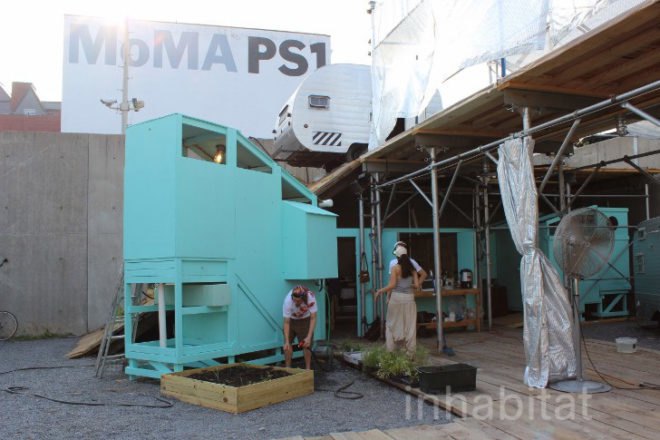 EXPO Colony, expo 1, Gustavo Diéguez, Lucas Gilardi, a77, moma, moma ps1, ps1, nyc art, green art, green architecture, recycled materials, volkswagen