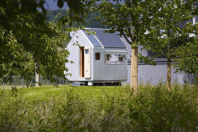 Diogene Cabin, Renzo Piano, Vitra Campus, off-grid cabin, zero-energy house