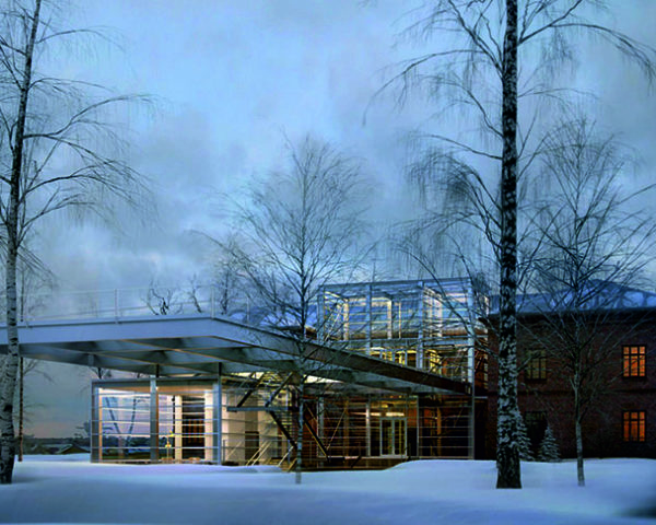 Archstruktura, extension, Russian art museum, Russian National Center for Contemporary Art, glass, glazed extension, renovation, Architecture, Daylighting, Green renovation