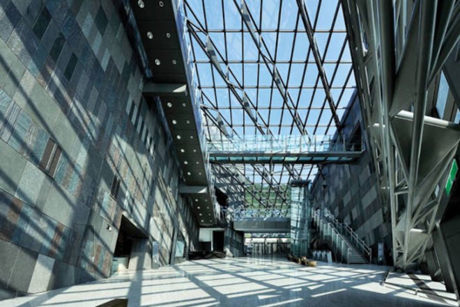 Artech, slope, Lanyang Museum, taiwan, glass, natural light, cuesta rock, rise, Architecture, Daylighting