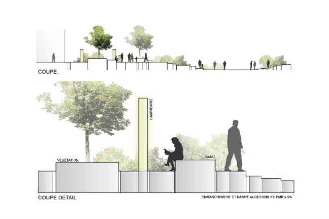 Chaise Urbain, MVRDV, vertical garden, living wall, strasbourg, france, mixed-use development