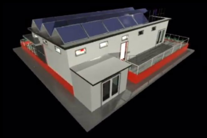 Chameleon House, Team Missouri S&T, 2013 solar decathlon, solar decathlon, solar house, prefab house, flexible housing
