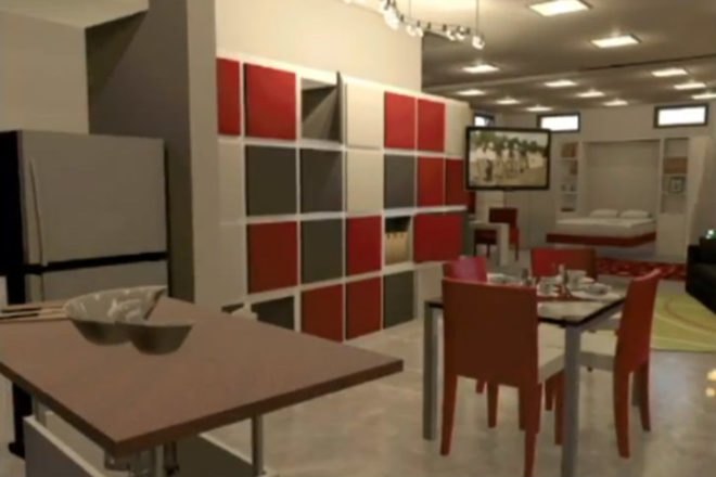 Chameleon House, Team Missouri S&T, 2013 solar decathlon, solar decathlon, solar house, prefab house, flexible housing