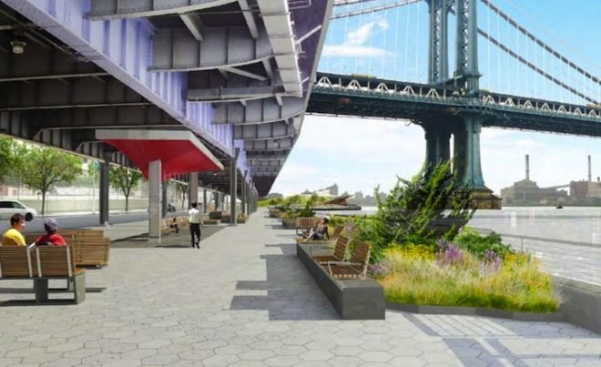 SHoP Architects, outdoor spaces NYC, green space NYC, east river, East River activities, East River Esplanade, urban design NYC, green design NYC, sustainable design NYC, eco-design NYC, urban planning NYC, NYC green space