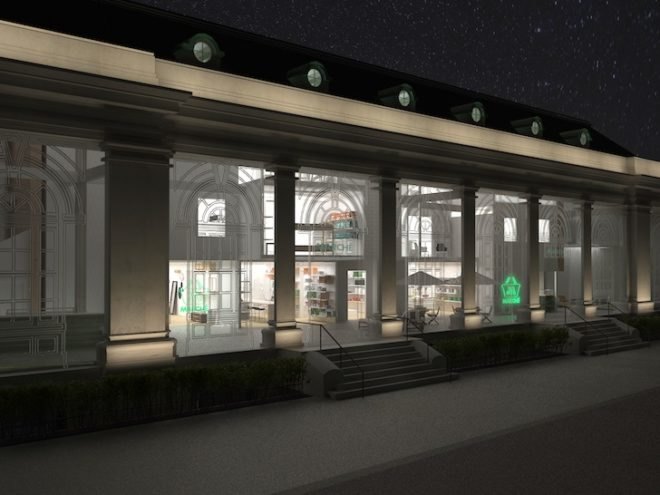 Marche, Erika Reuter, abandoned post offices, adaptive reuse, New York School of Interior Design, NYSID, sustainable design, eco-design, green design, green renovation, urban rehabilitation, abandoned buildings converted into markets,