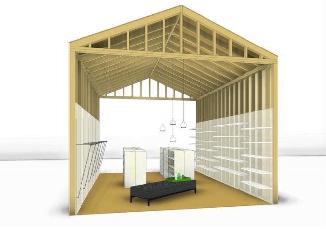 Marche, Erika Reuter, abandoned post offices, adaptive reuse, New York School of Interior Design, NYSID, sustainable design, eco-design, green design, green renovation, urban rehabilitation, abandoned buildings converted into markets,