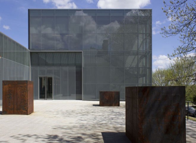 green design, eco design, sustainable design, LEED Silver, Frederick Fisher and Partners Architects, LEED SIlver museum, Alford-Lunder Family Pavilion, Sol LeWitt, Richard Serra, Coby College Museum of Art