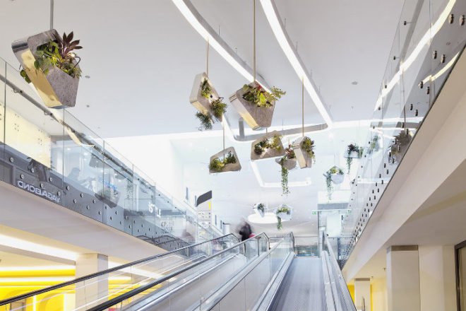 Green Mobile, Prague, Alexis Tricoire, hanging garden, 3form varia, mini garden, green lighting, green interiors