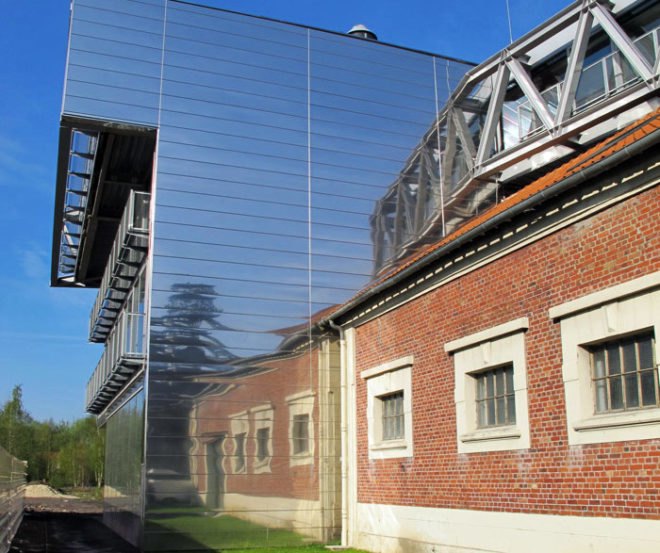 Hérault Arnod Architectes, glazed, extension, renovation, old workshop, offices, Pas-de-Calais, france, Architecture, Daylighting, Green renovation