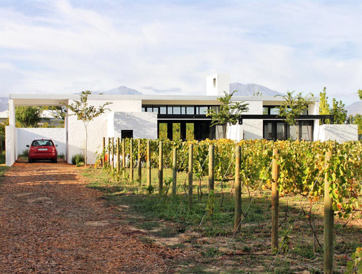 Kleinwingerd, Rudolf Perold Argitek, eco home, natural ventilation, south africa, weekend retreat, vacation house