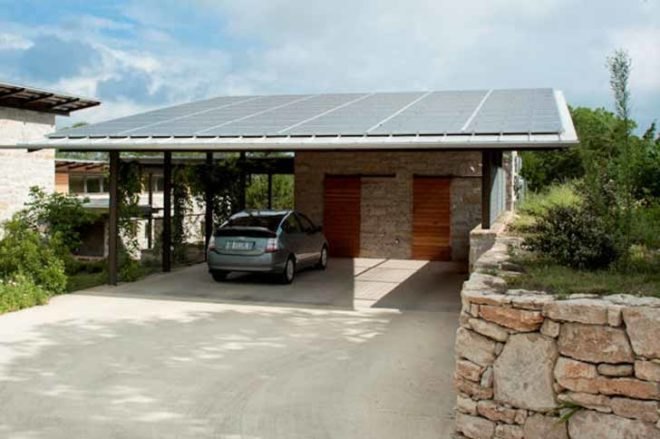 green design, eco design, sustainable design, Karla Greer, Lake Flato Architects, LEEd Platinum home, Leon Springs Texas, rainwater catchment system