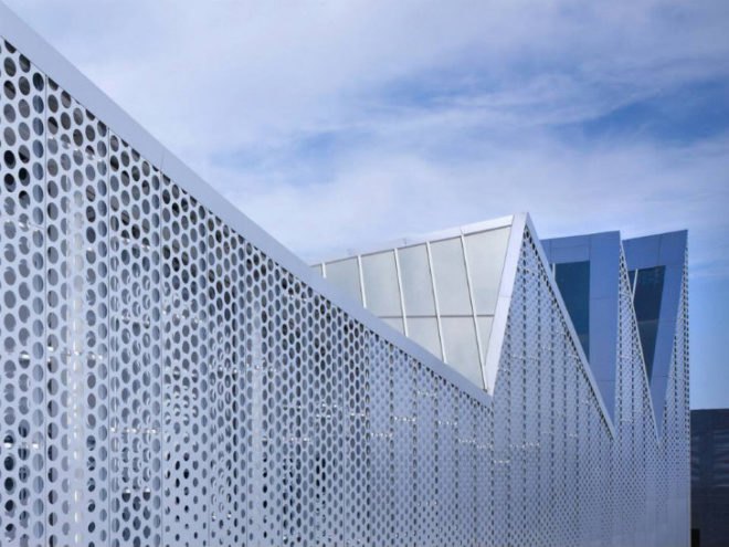 Metalsa SA, Brooks Scarpa, industrial building, daylighting, monterrey, mexico, saw-toothed, eco factory,