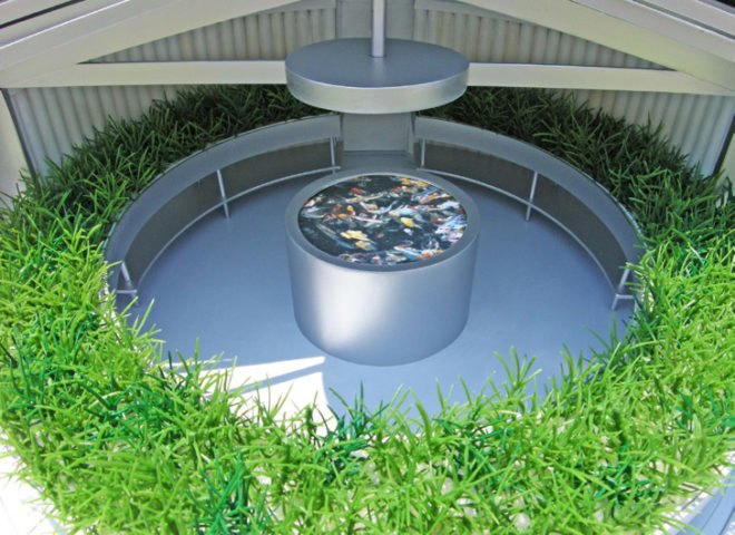 Eco-Aquaponic House, Michael Jantzen, aquaponics, aquaponic gardening, urban farms, eco-friendly gardening, natural fertilizers, solar power, solar design, solar array, renewable energy sources, renewable energy