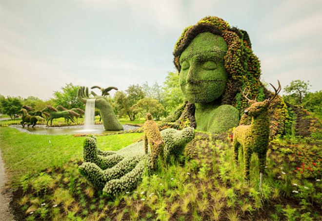 2013 Mosaïcultures Internationales de Montréal (MIM), Montreal Botanical Garden, botanical art, plant sculptures, gardening, horticulture, plant art, outdoor exhibition Montreal