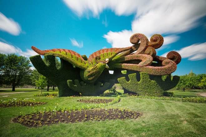 2013 Mosaïcultures Internationales de Montréal (MIM), Montreal Botanical Garden, botanical art, plant sculptures, gardening, horticulture, plant art, outdoor exhibition Montreal