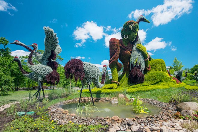 2013 Mosaïcultures Internationales de Montréal (MIM), Montreal Botanical Garden, botanical art, plant sculptures, gardening, horticulture, plant art, outdoor exhibition Montreal