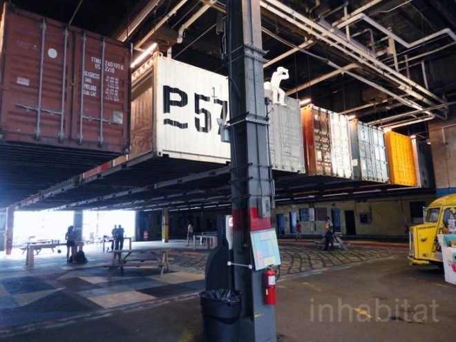 green design, eco design, sustainable design, Pier 57, Youngwoo and Associates, Churtichaga and Quadra-salcedo, Magic Carpet Pier 57, shipping containers, cargotecture, South Head House Pier 57, Manhattan waterfront