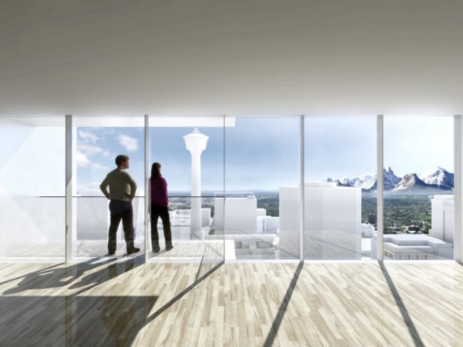 Telus Sky Tower, BIG, dialog, calgary, canada, eco tower, eco skyscraper, telus sky, sky garden