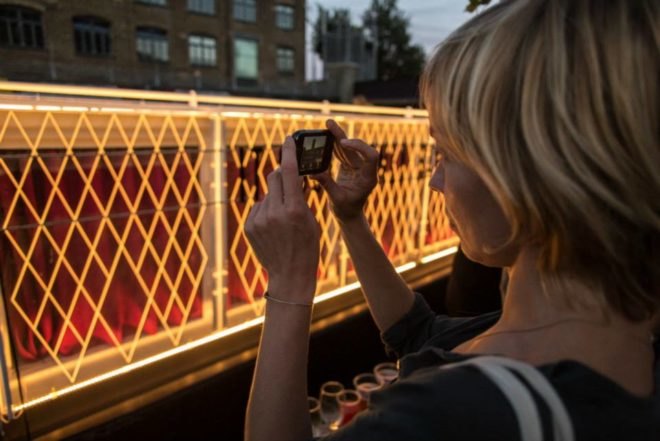 UP Projects, Floating Cinema, Floating Cinema 2013, pop-up cinema London, London cinemas, London floating cinema, prefab cinema, biofuels, transforming spaces, transforming boats, London art barge, prefab architecture