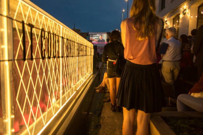 UP Projects, Floating Cinema, Floating Cinema 2013, pop-up cinema London, London cinemas, London floating cinema, prefab cinema, biofuels, transforming spaces, transforming boats, London art barge, prefab architecture