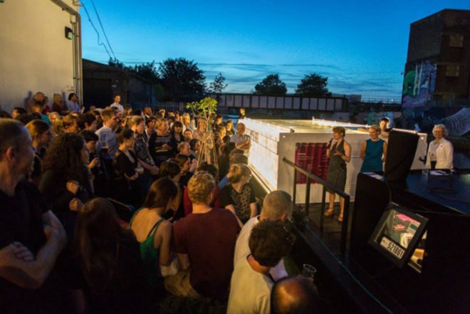 UP Projects, Floating Cinema, Floating Cinema 2013, pop-up cinema London, London cinemas, London floating cinema, prefab cinema, biofuels, transforming spaces, transforming boats, London art barge, prefab architecture