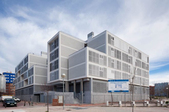 Social housing, Spain, Madrid, Eco-boulevard, Olalquiaga Arquitectos, ecosystema urbano, sustainable, daylighting