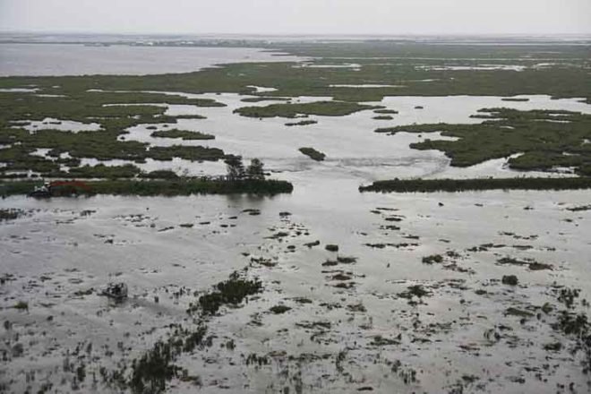 louisiana wetlands, oil and gas, flood, sue, hurricane, damage